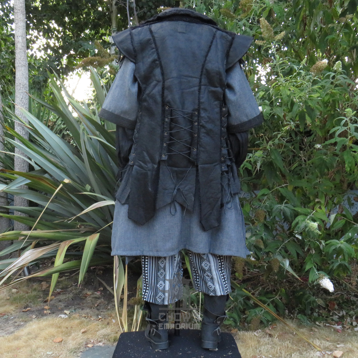 Nightstalker LARP Outfit, 5+ Pieces (Waistcoat, Tunic, Hood, Sash, Necklace)