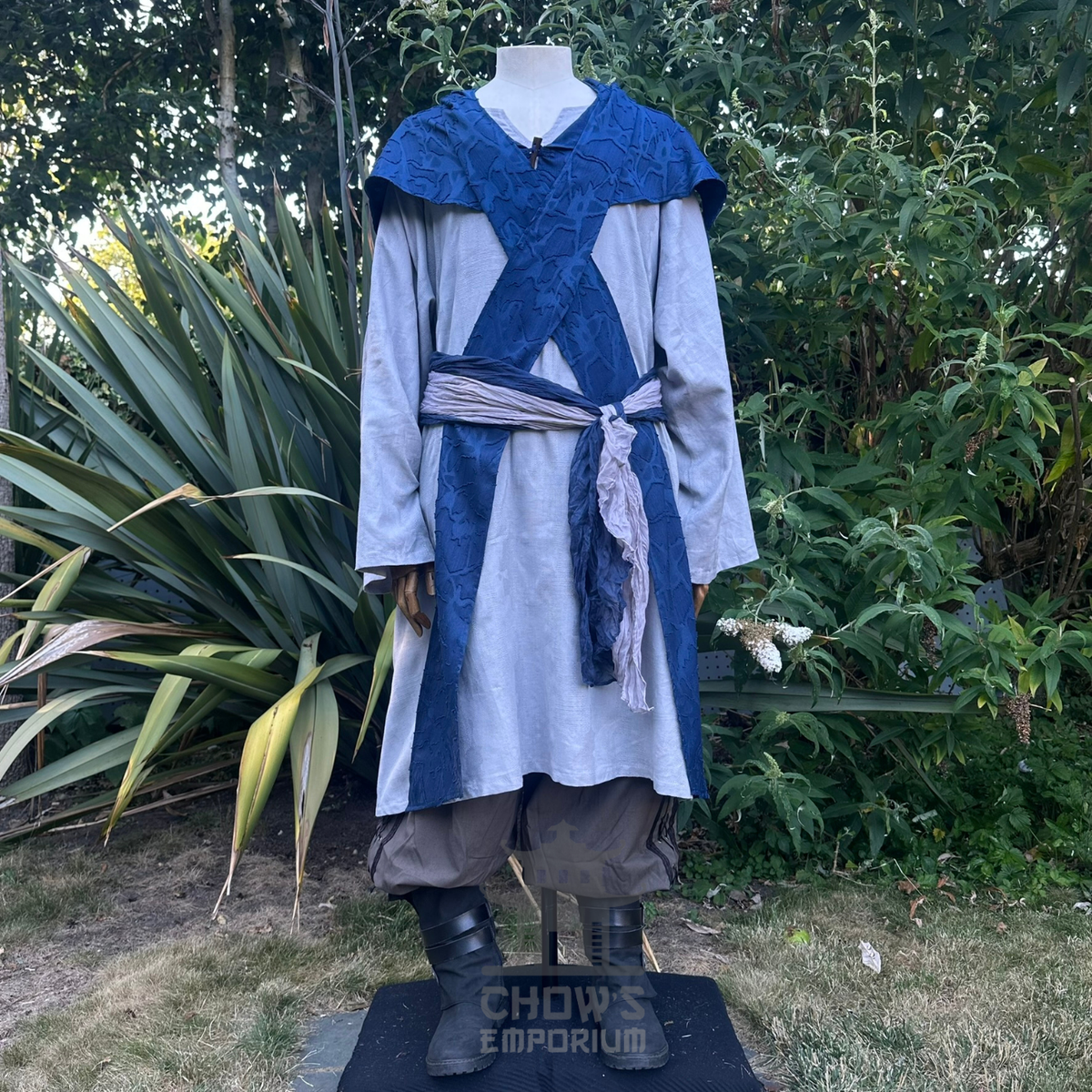 Blue Lightweight Scarf Hood