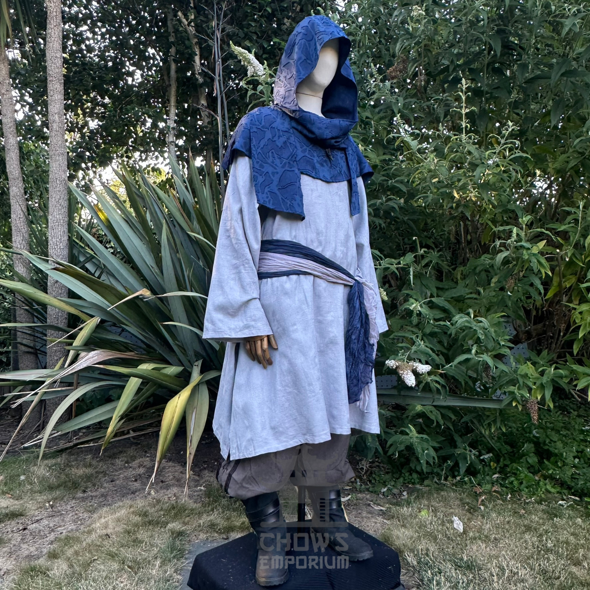 Blue Lightweight Scarf Hood