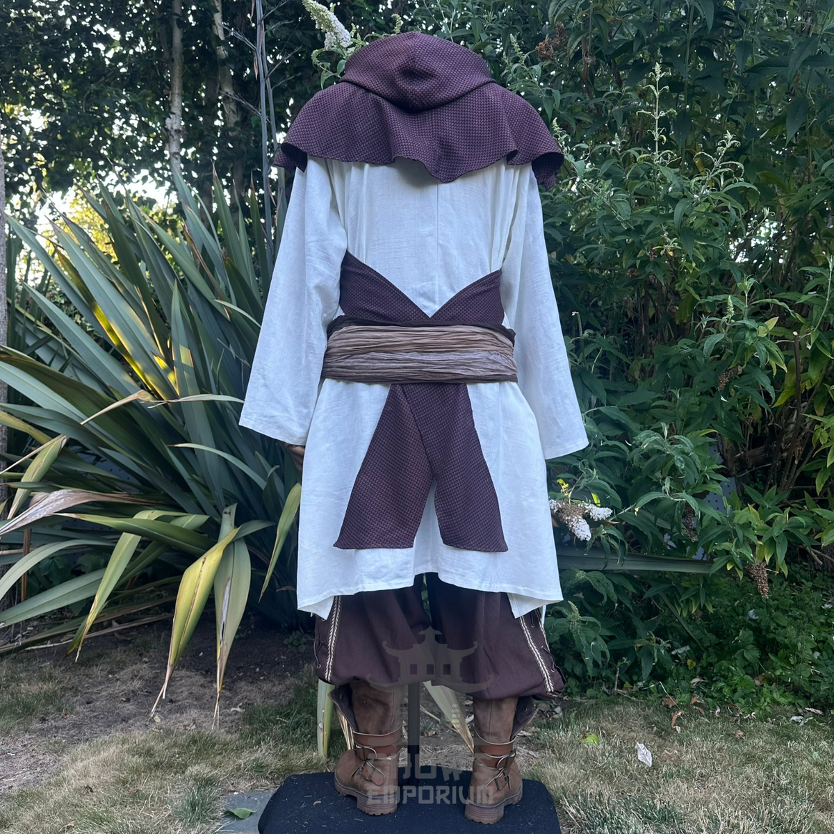 Brown Lightweight Scarf Hood