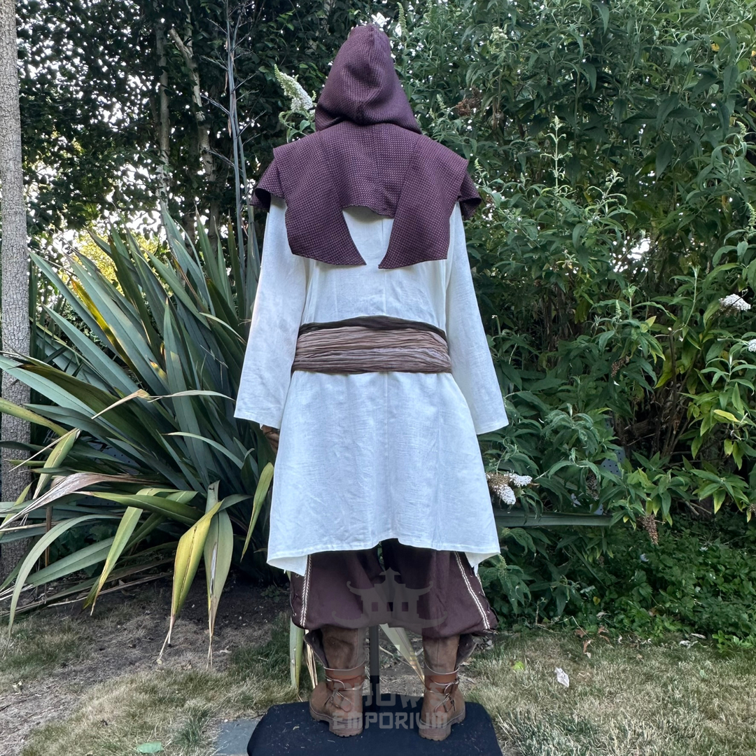 Brown Lightweight Scarf Hood