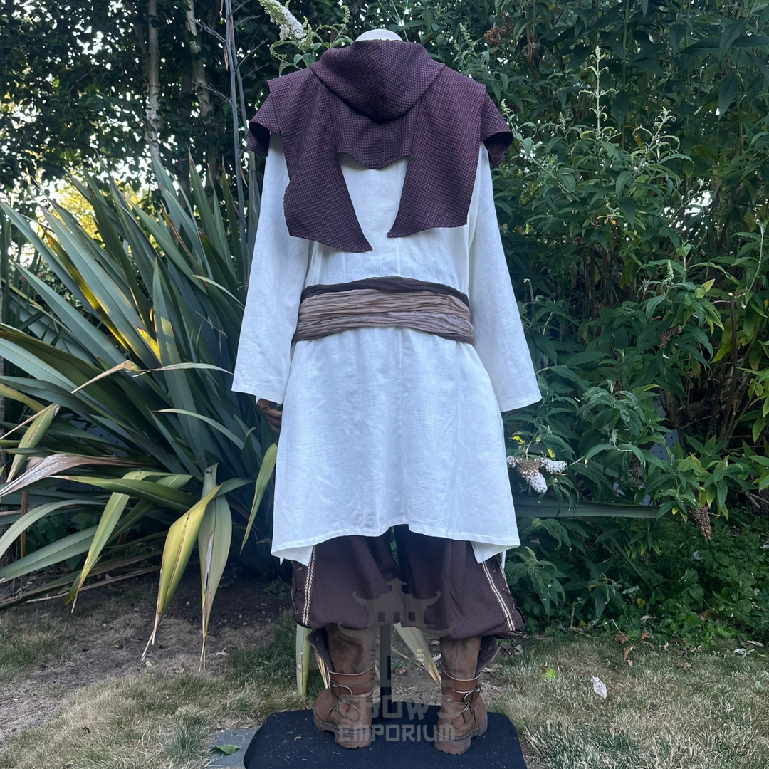 Brown Lightweight Scarf Hood