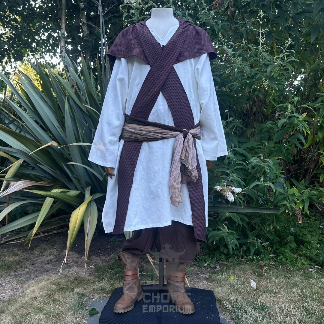 Brown Lightweight Scarf Hood
