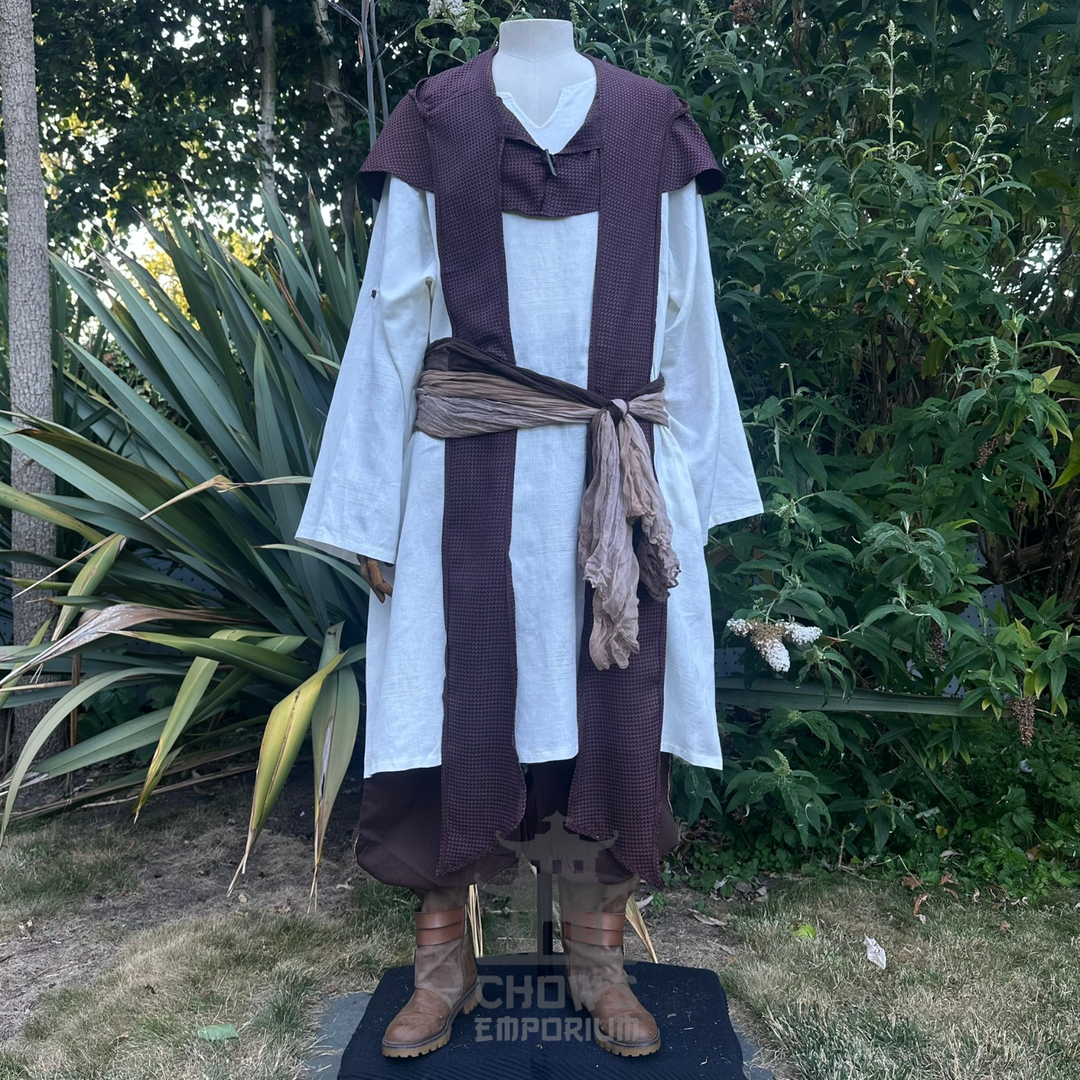 Brown Lightweight Scarf Hood