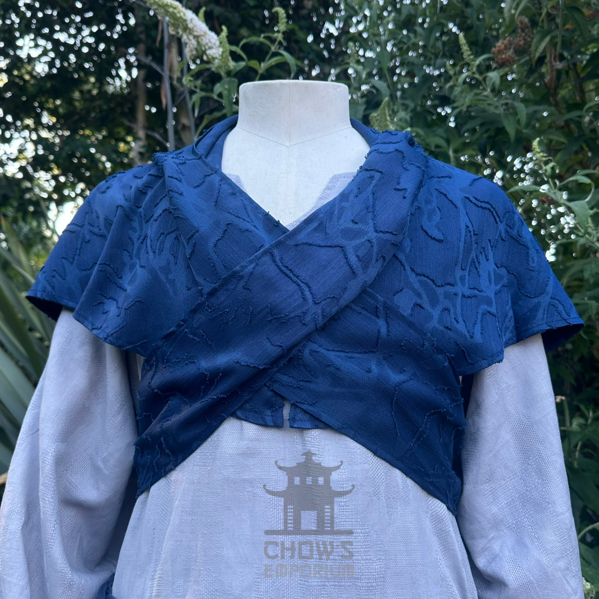 Blue Lightweight Scarf Hood