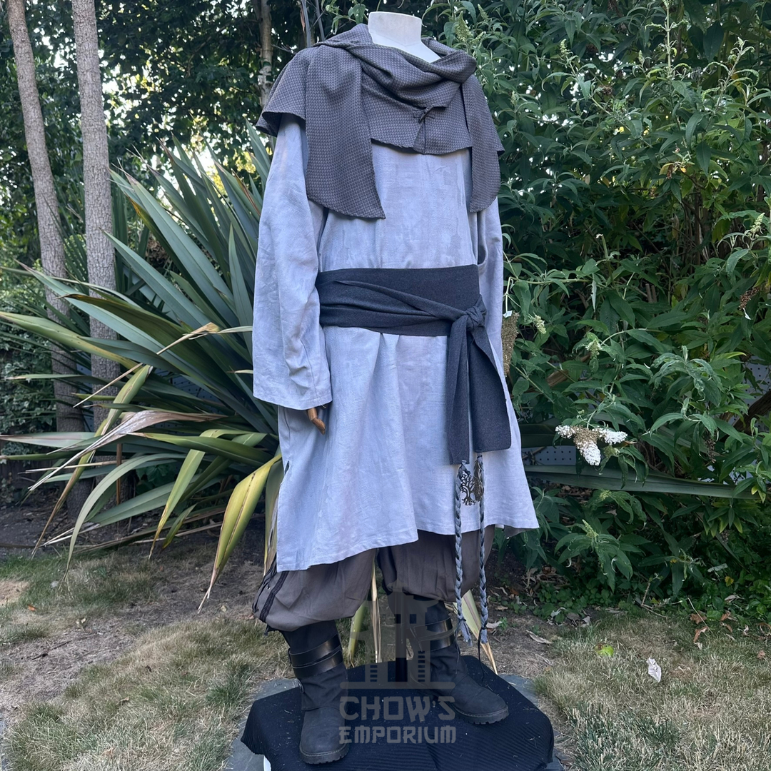 Grey Lightweight Scarf Hood