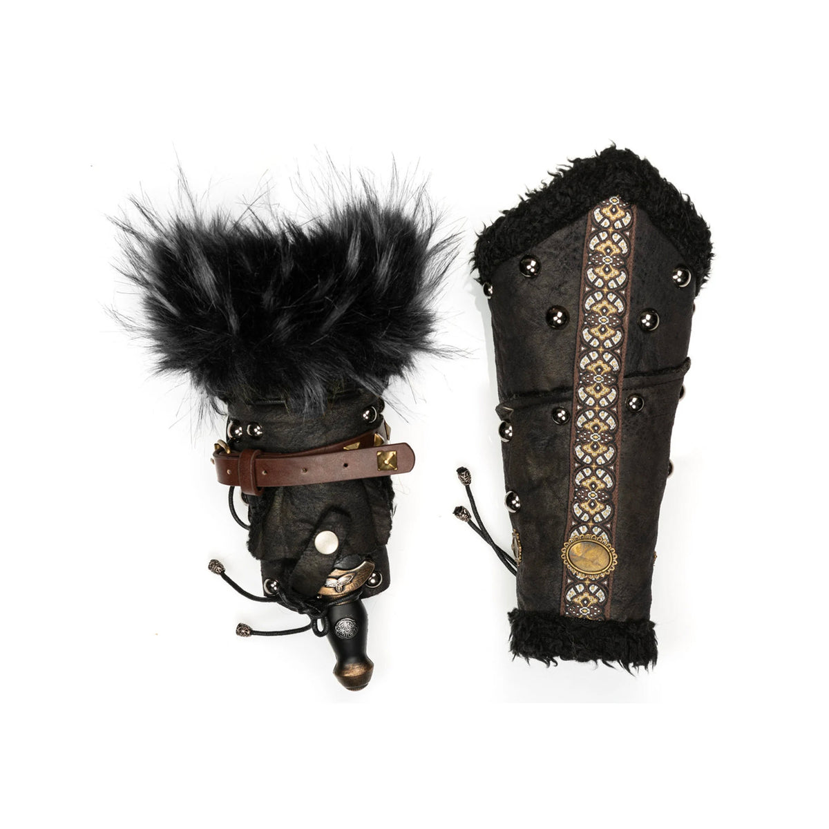 The Ashen Huntsman LARP Outfit - 4+ pieces (Robe, Waistcoat, Vambraces, Sash)