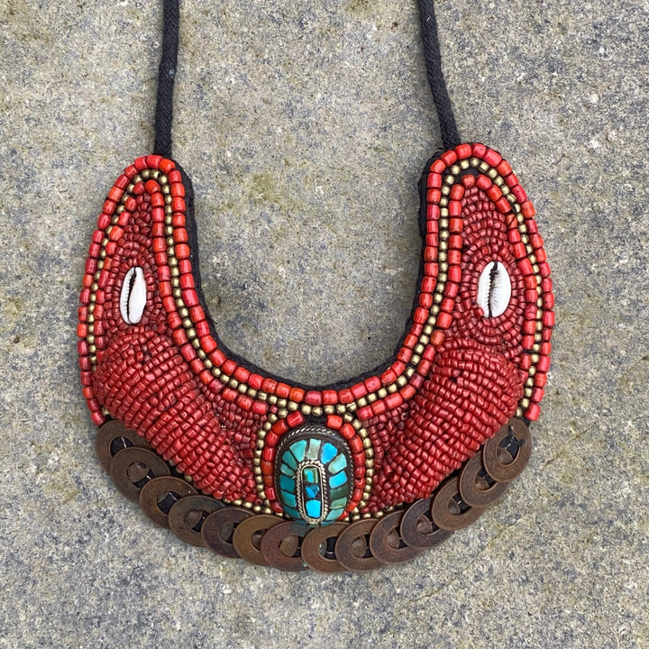 Maasai Bead Necklace - LARP Costume Jewellery - Chows Emporium Ltd